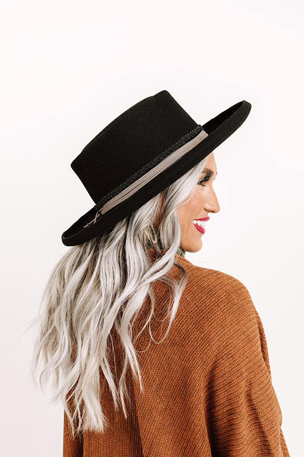 Last Night In London Wool Stiff Brim Hat Image - 3