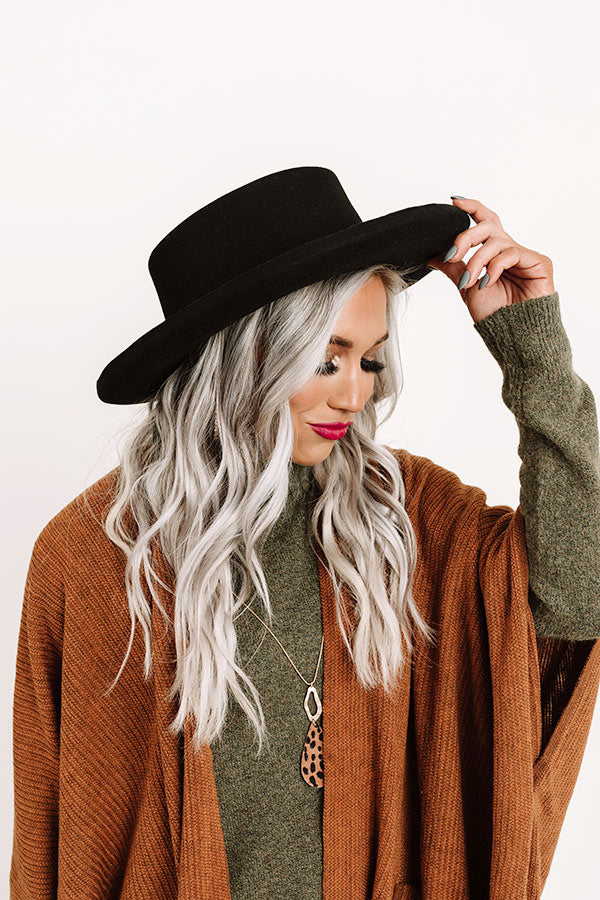 Last Night In London Wool Stiff Brim Hat Image - 2