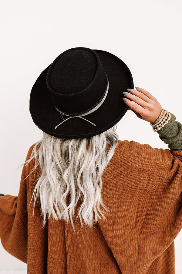 Last Night In London Wool Stiff Brim Hat Image - 4