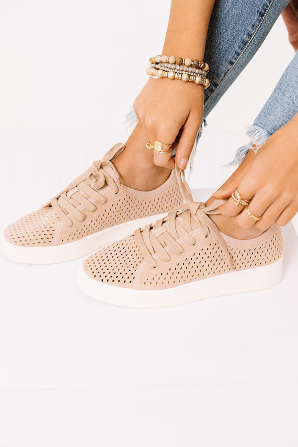 The Kitt Sneaker In Iced Latte Image - 2