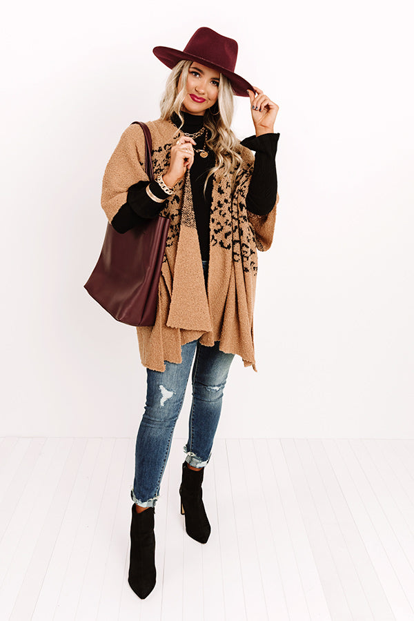 Eavesdropping Leopard Poncho Image - 3