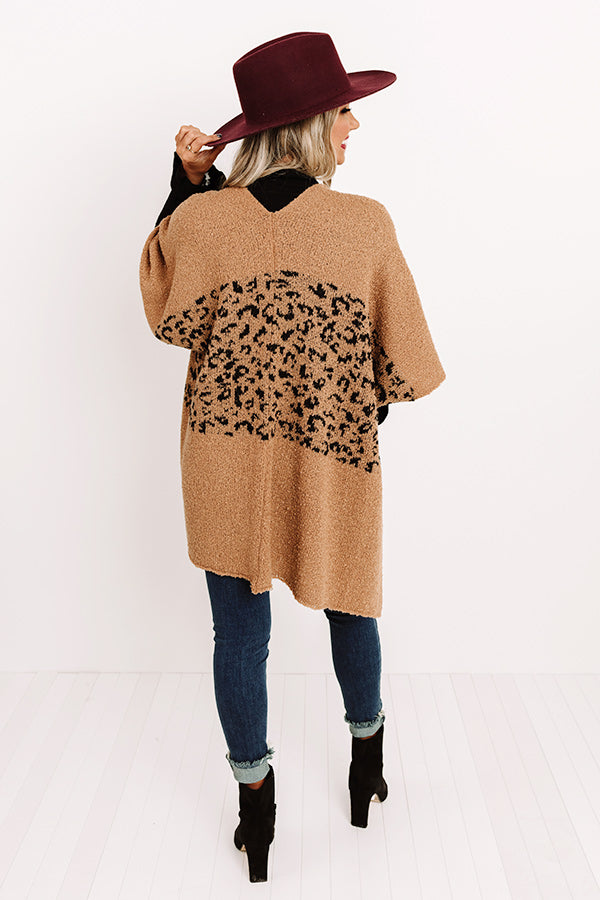Eavesdropping Leopard Poncho Image - 4