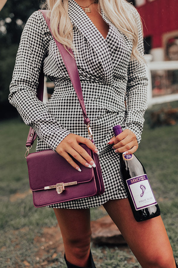 Golden Era Faux Leather Crossbody In Windsor Wine Image - 1