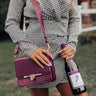 Golden Era Faux Leather Crossbody In Windsor Wine Image - 1