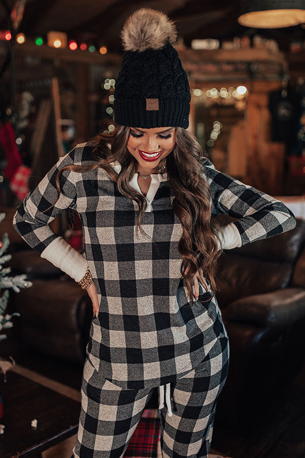 All Snowed In Buffalo Check Top in Birch Image - 5