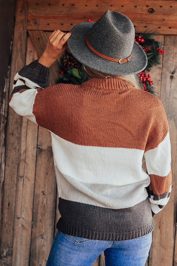 Cocoa Cravings Knit Sweater Image - 4