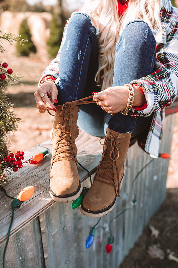 The Colleen Faux Suede Boot Image - 2