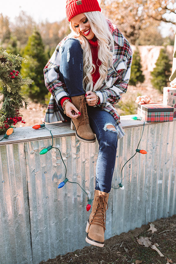 The Colleen Faux Suede Boot Image - 3