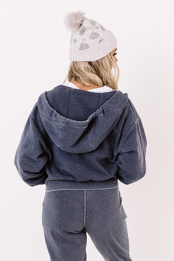 Cool Morning Sweater in Navy Image - 5