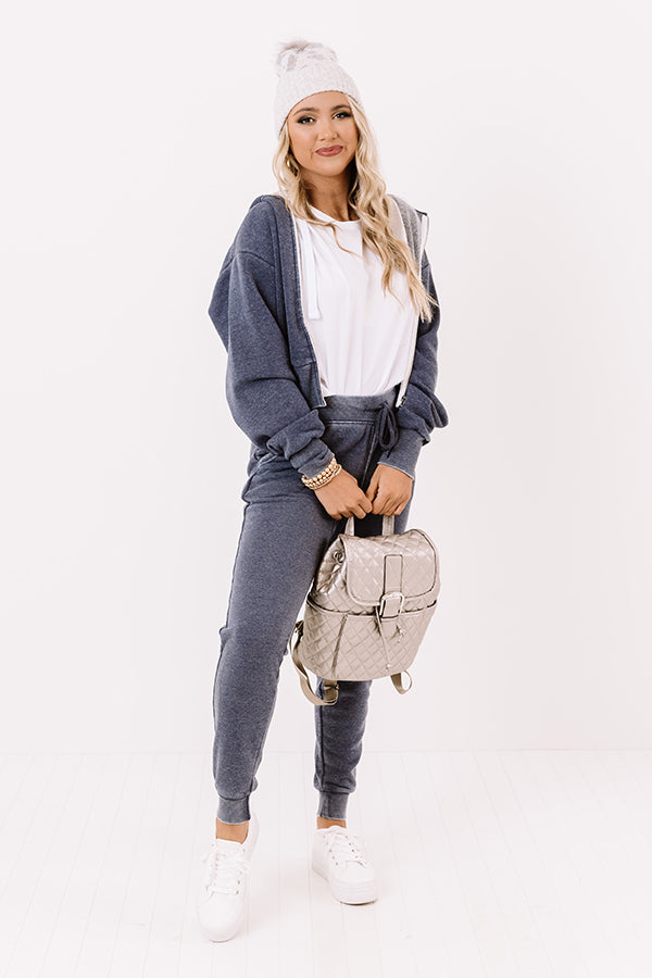 Cool Morning Sweater in Navy Image - 2