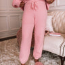 Infinitely Cozy Joggers In Pink Image - 1