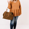 Hey Day Shift Top in Camel Curves Image - 1