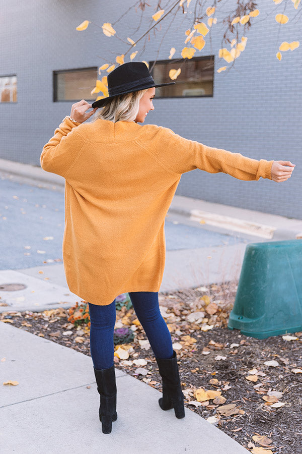 Cottage In The Country Cardigan in Golden Honey Image - 5