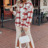 Cozy Up In Carolina Plaid Jacket in Aurora Red Image - 1
