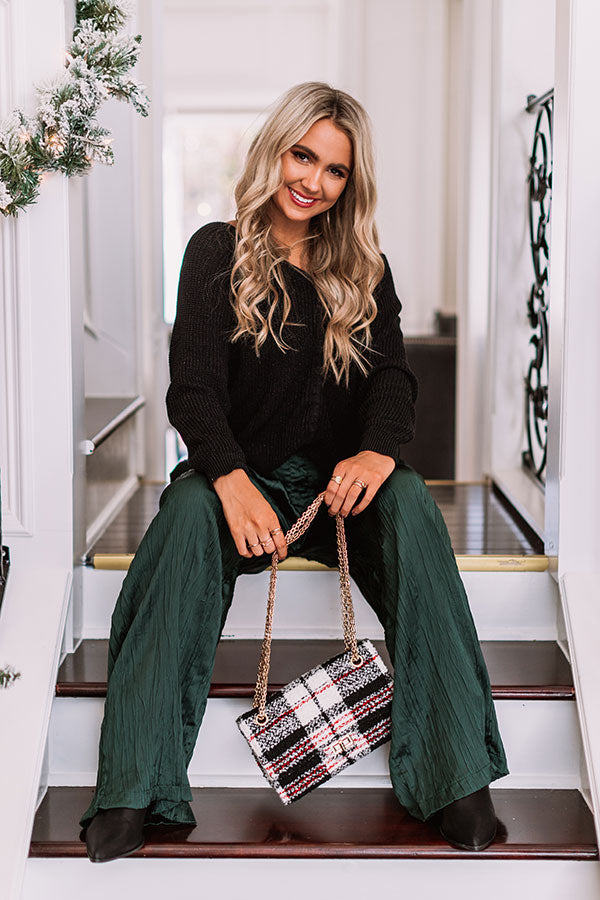 Bonjour Beautiful Knit Sweater In Black Image - 3