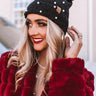 Central Park Snow Chenille Beanie In Black Image - 1