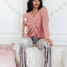 Bonjour Beautiful Knit Sweater In Blush Image - 1