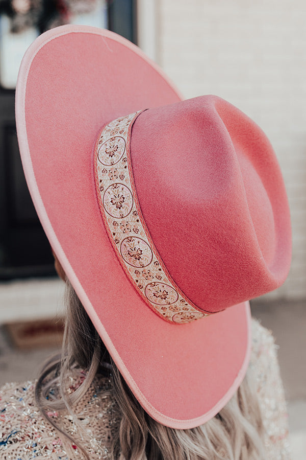 Martini Kisses Wool Stiff Brim Fedora • Impressions Online Boutique