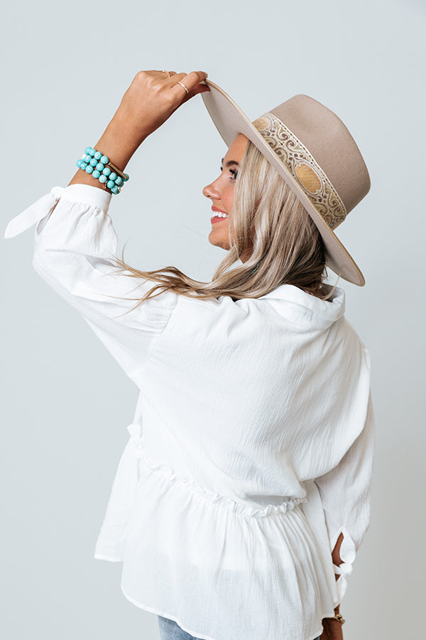 The Right Idea Wool Stiff Brim Fedora Image - 1