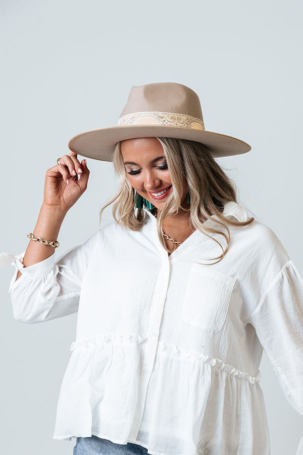 The Right Idea Wool Stiff Brim Fedora Image - 2