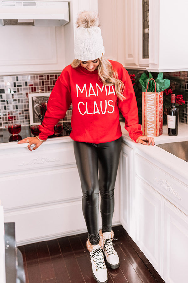 Mama Claus Sweatshirt Image - 1
