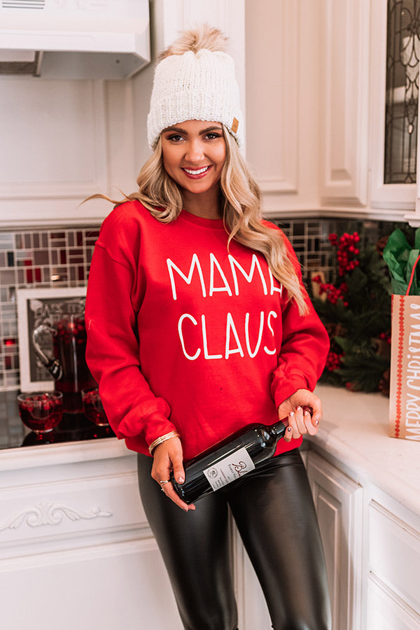 Mama Claus Sweatshirt Image - 2