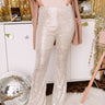 Holiday Shine Sequin Flares In Silver Image - 1