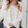 Wit And Wonder Knit Sweater In White Image - 1