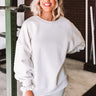 Warm And Snuggly Sweatshirt In Stone Image - 1