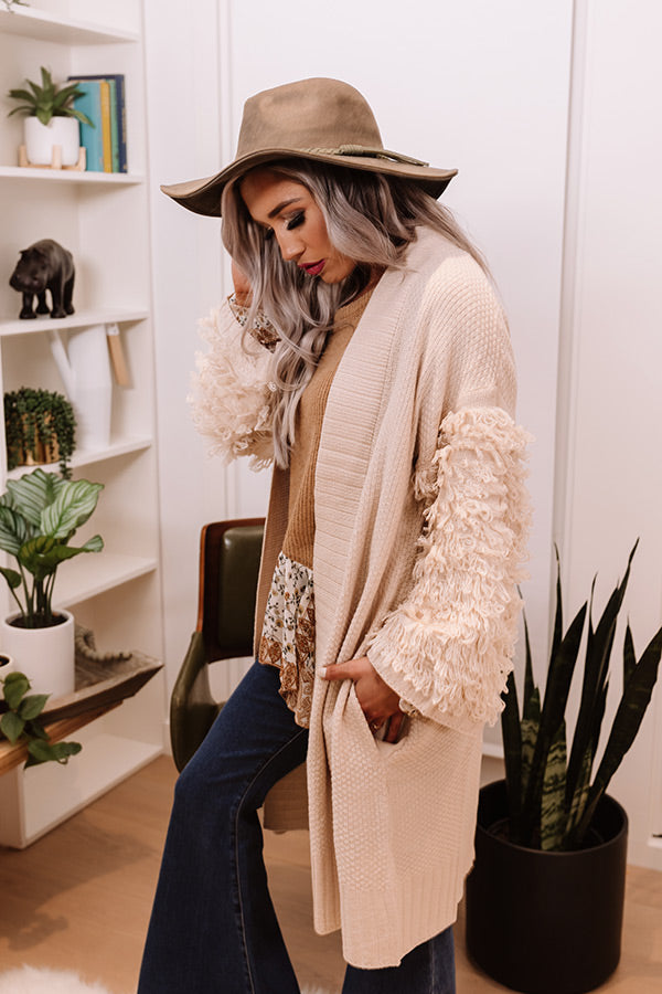 Heartfelt Goodbye Fringe Cardigan Image - 3