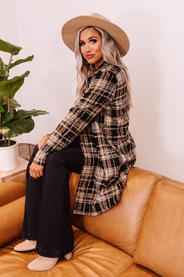 Winter Lullaby Coat In Navy Image - 3