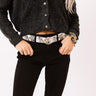Lucky Streak Snake Print Belt In Gold Image - 1