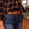 Classic Crush Belt In Camel Image - 1