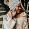 Branson Lights Knit Beanie In Grey Image - 1