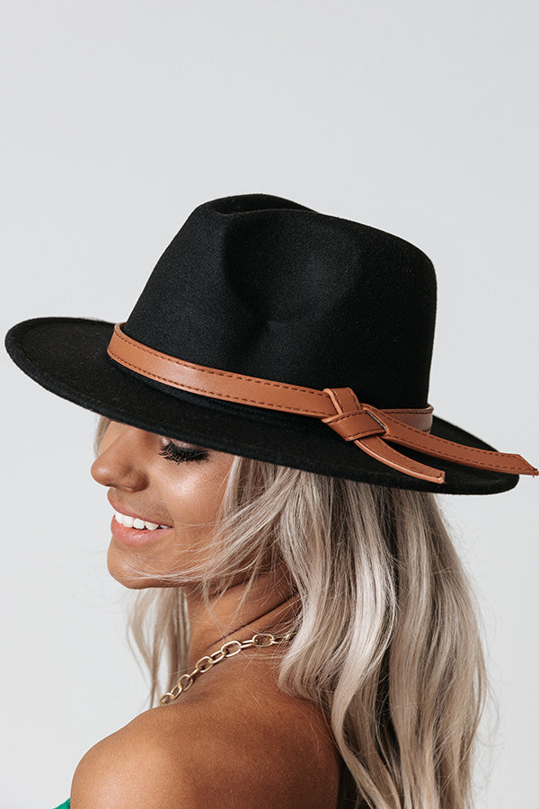 Shades Of Fall Fedora In Black Image - 2