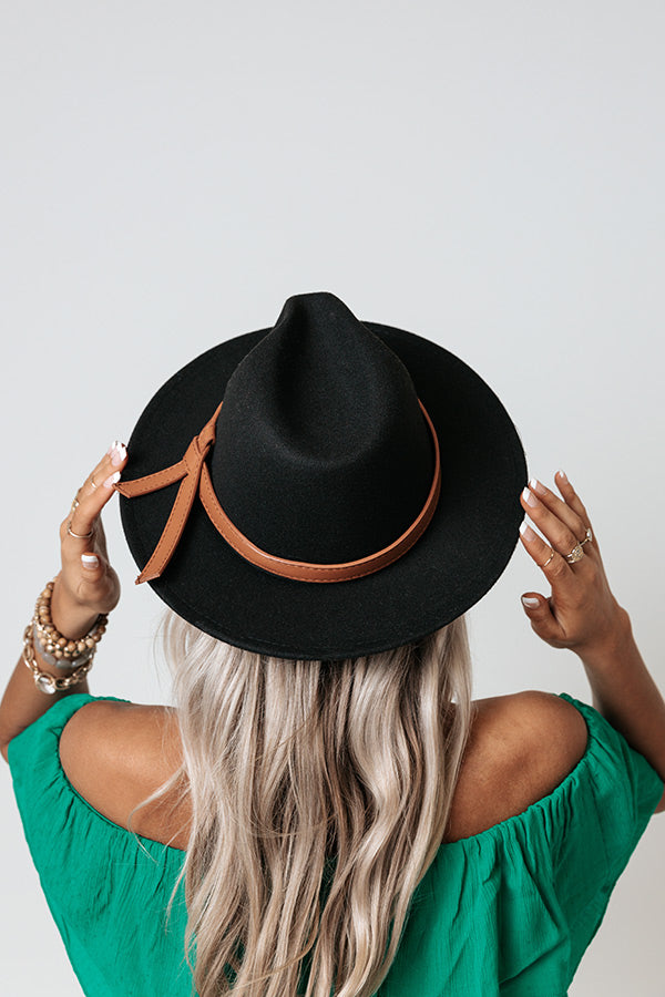 Shades Of Fall Fedora In Black Image - 1