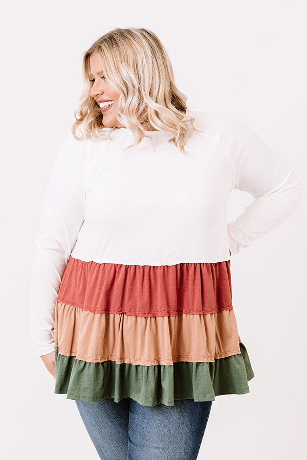 Up For Adventure Shift Top  Curves Image - 3