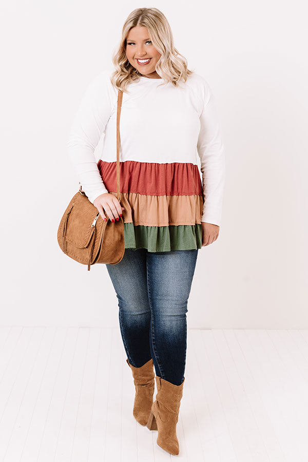 Up For Adventure Shift Top  Curves Image - 1