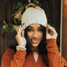 Branson Lights Knit Beanie In Ivory Image - 1