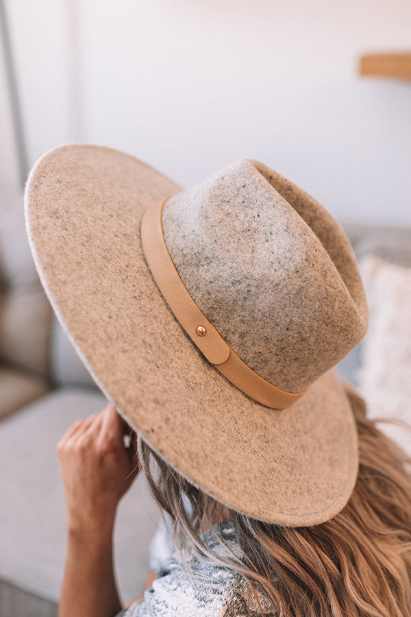 Hidden Trail Wool Fedora In Grey Image - 2