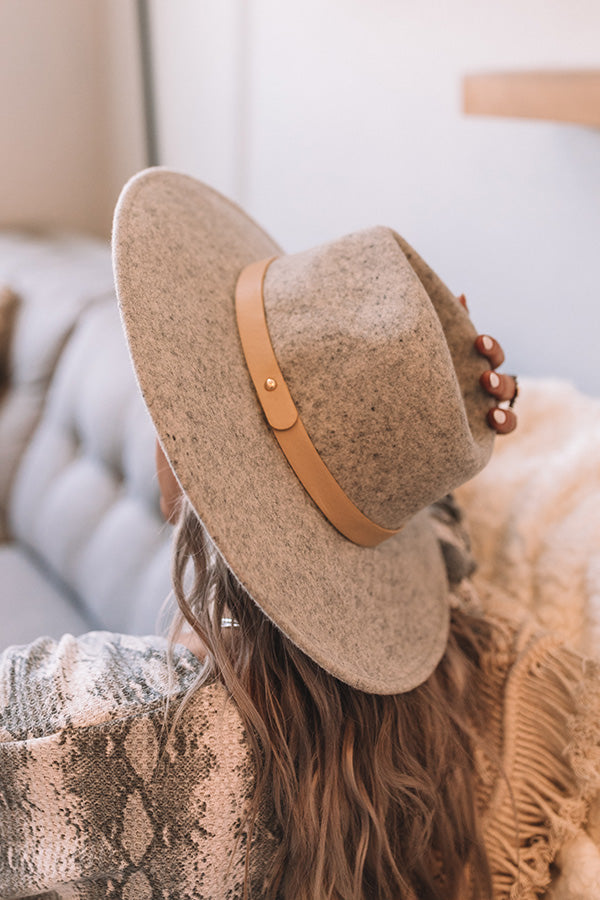 Hidden Trail Wool Fedora In Grey Image - 3