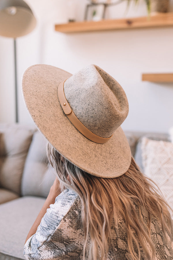 Hidden Trail Wool Fedora In Grey Image - 1