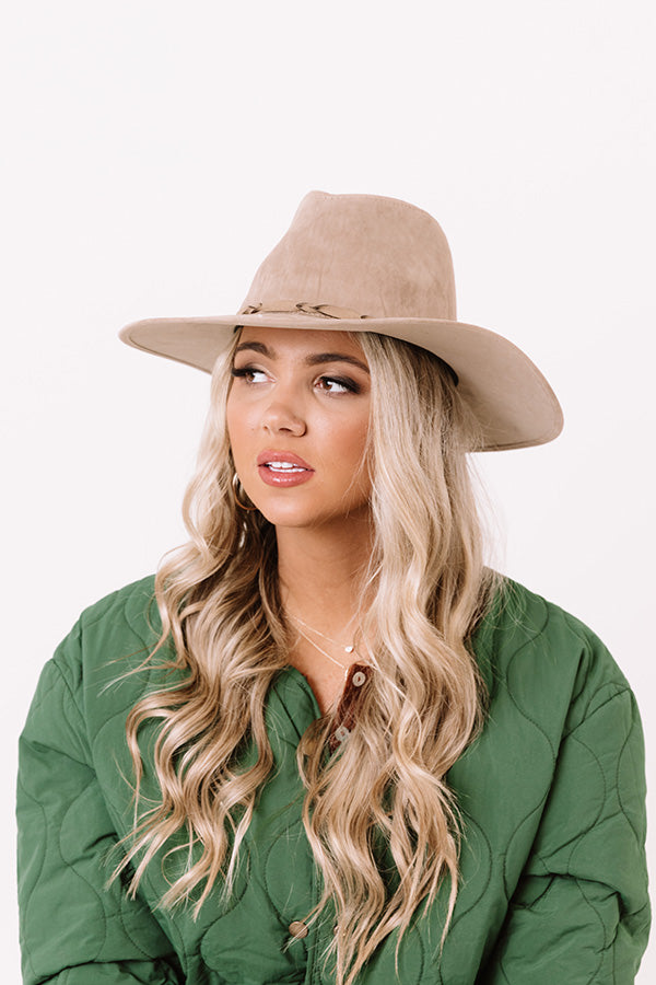 Latte Smiles Fedora Image - 2