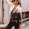 Sweet Demeanor Faux Leather Crossbody In Black Image - 1