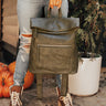 Mod Squad Faux Leather Backpack In Deep Forest Image - 1