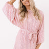 Twinkle And Shine Sequin Dress In Pink Image - 1