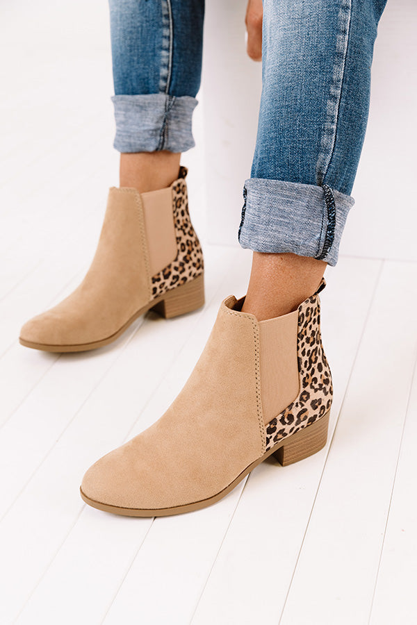 The Barner Faux Suede Bootie Image - 2
