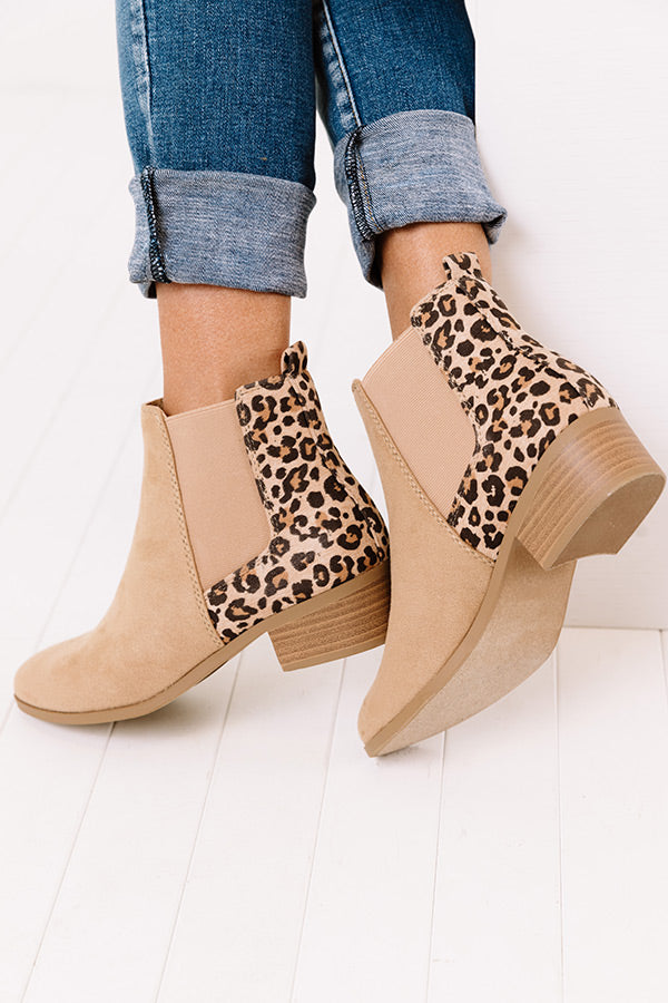 The Barner Faux Suede Bootie Image - 3
