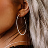 Gaze My Way Hoop Earrings Image - 1