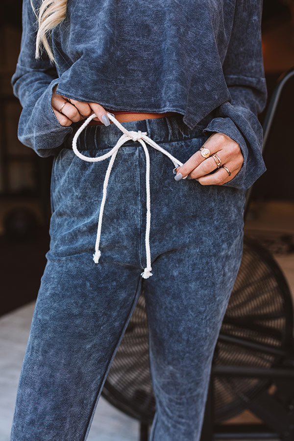 Coffee Over Crunches Knit Joggers Image - 3